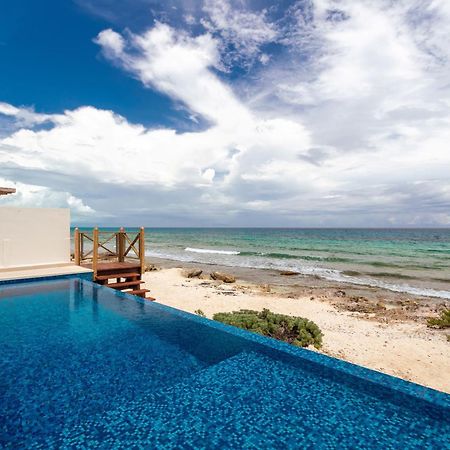 Casa Javi- Ocean Front Located Mid Isla Mujeres Villa Luaran gambar