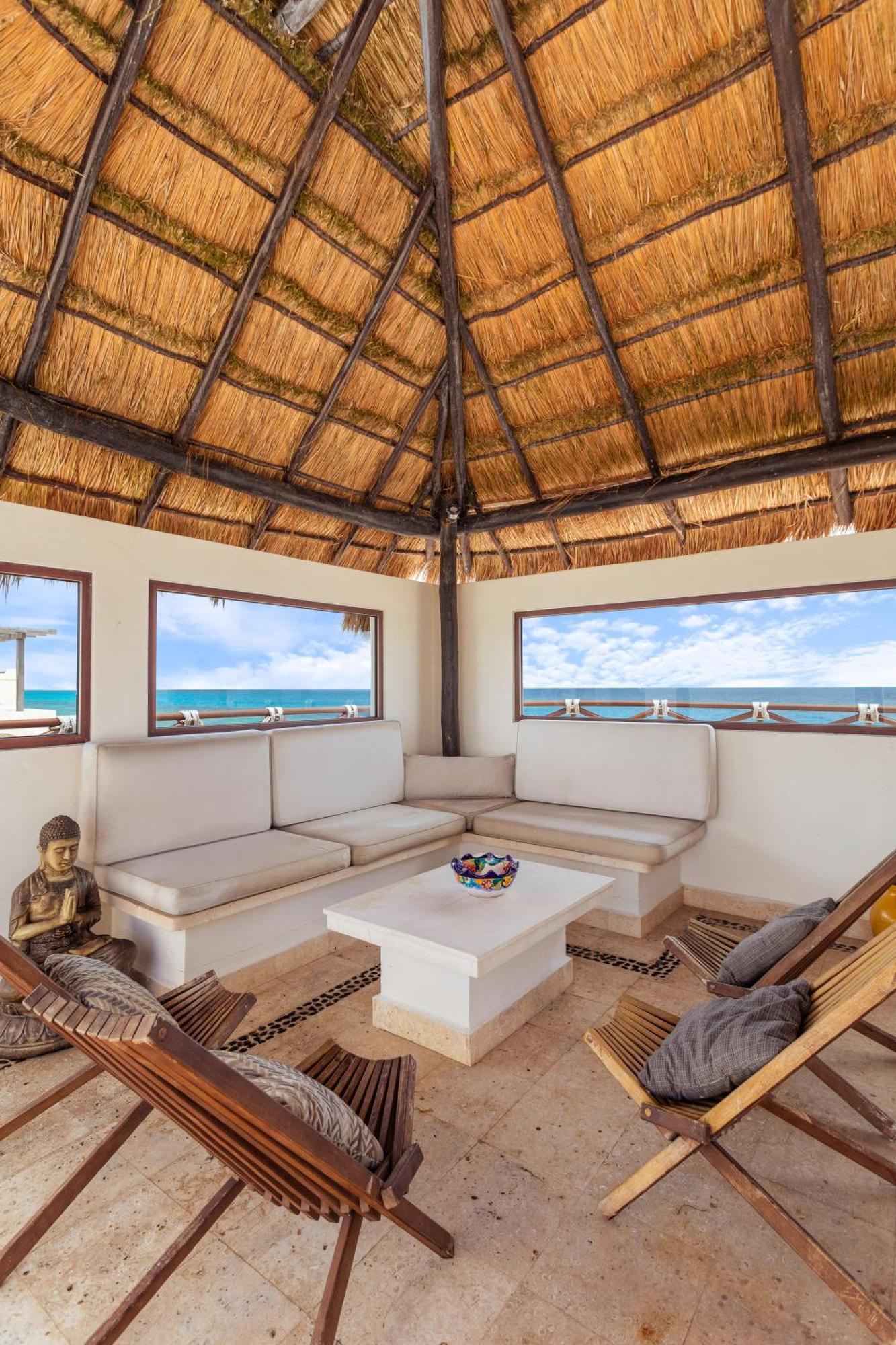 Casa Javi- Ocean Front Located Mid Isla Mujeres Villa Luaran gambar